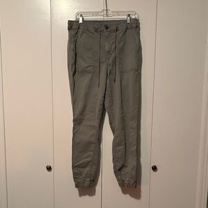 American Eagle Super Stretch Green Jogger/Cargo Pants Sz 16